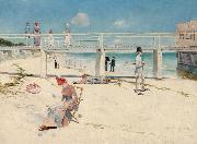 Charles conder Holiday at Mentone (nn02) oil